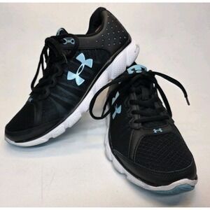 Womens Size 7 Under Armour Micro G Assert 6 Running Sneakers Black